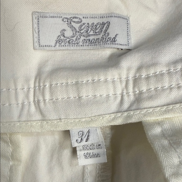 7 For All Mankind White Women's Shorts - Picture 10 of 10